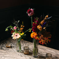 Thanksgiving bud vase duo