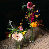 Thanksgiving bud vase duo