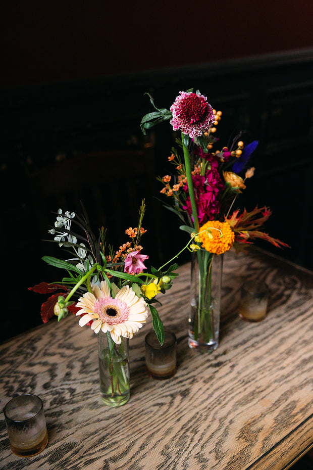 Thanksgiving bud vase duo
